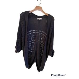 Pink Rose Knitted Gray Sweater. Sz.S